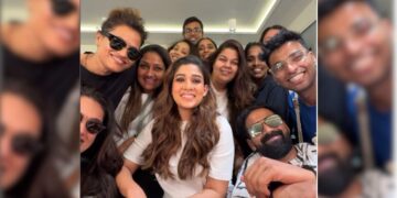 Nayanthara and Crew Make a Fun Attempt to Pose Together “In A Frame”