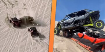 Heroic Off-Road Driver Uses His Can-Am to Halt Runaway UTV on Dunes