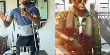 Hrithik Roshan Shares Insightful Thoughts on Alpha Masculinity While on Crutches
