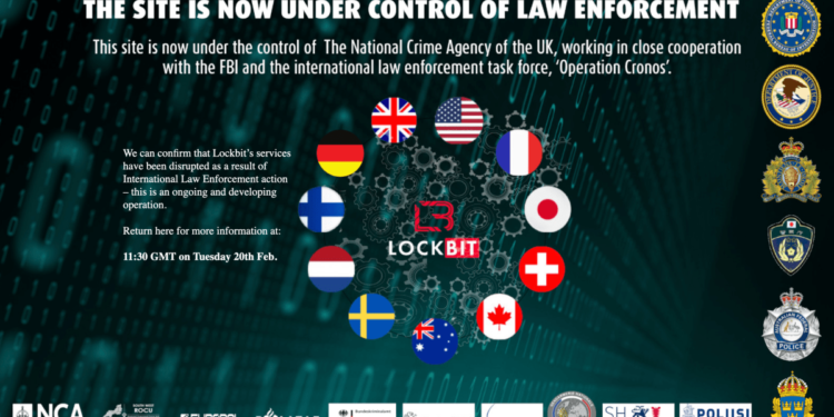 International Enforcement Disrupts LockBit Ransomware Operations