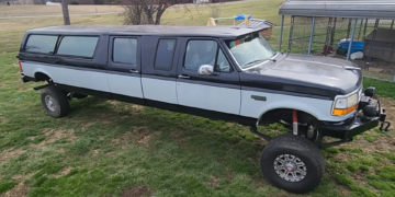 The Birth of a Super-Stretched Ford Bronco from the Ashes of Five Trucks
