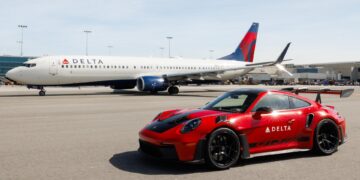 Exclusive Porsche 911 GT3 RS Used by Delta for Quick LAX Transit