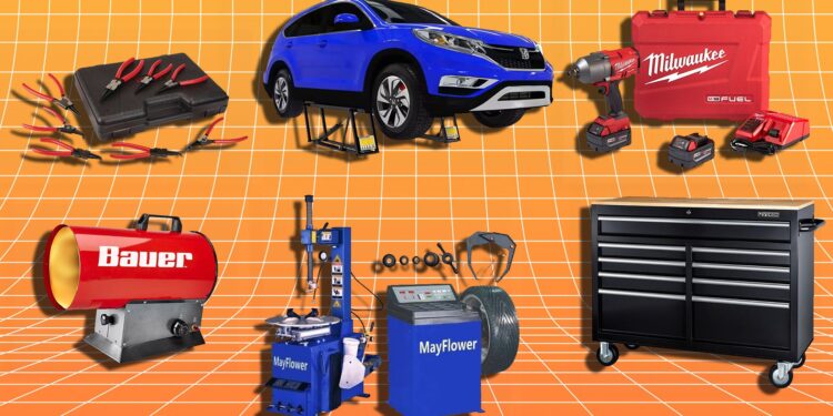 Maximize Your Garage’s Potential with Amazing Discounts on Lifts, Tire Changers, Tools, and More
