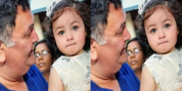 Raha Kapoor Captivates Internet Alongside Grandfather Rishi Kapoor in Viral Image; Neetu Kapoor Reacts Adorably