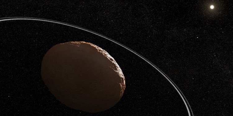 Unseen Moonlet May Sculpt the Captivating Rings of an Outer Space Centaur: Study Insights