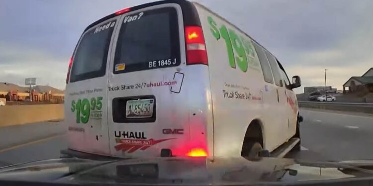Exhilarating High-Speed Pursuit Featuring a Rented U-Haul GMC Savana Ends in Drama