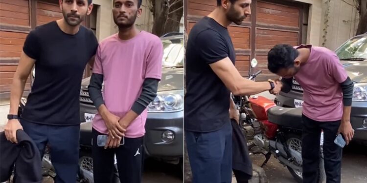 Devoted Fan Cycles Over 1000 Km From Jhansi To Meet Bollywood Star Kartik Aaryan