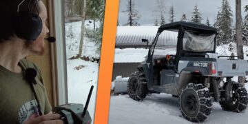 DIY Remote-Controlled UTV Snow Plow Transforms Winter Chores
