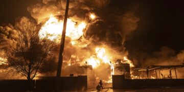 Massive Drone Assault by Russia Targets Ukraine