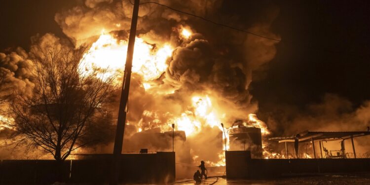 Massive Drone Assault by Russia Targets Ukraine