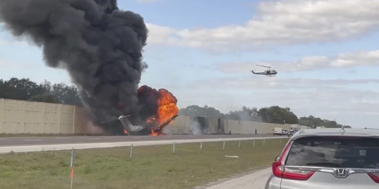 Probe Launched into Fatal Private Jet Crash on Florida Interstate