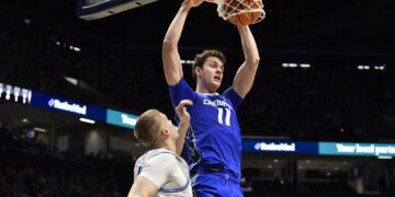 Ryan Kalkbrenner’s Impressive 28 Points Lead No. 19 Creighton to Victory at Xavier, Ending Losing Streak