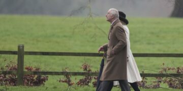 King Charles III Greets Supporters After Confirming Cancer Battle