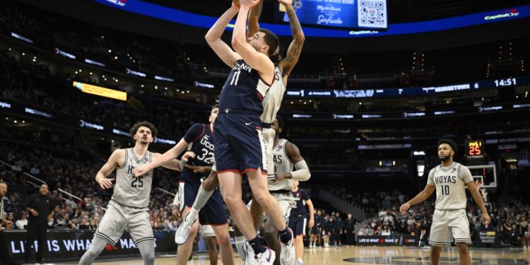 UConn Men’s Basketball Triumphs Over Georgetown for Twelfth Straight Win