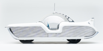 Exploring the Futuristic 1956 AMC Astra-Gnome: A Vision of Time Traveling Transportation