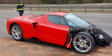 Recent Autobahn Mishap Totals a Ferrari Enzo in High-Speed Collision