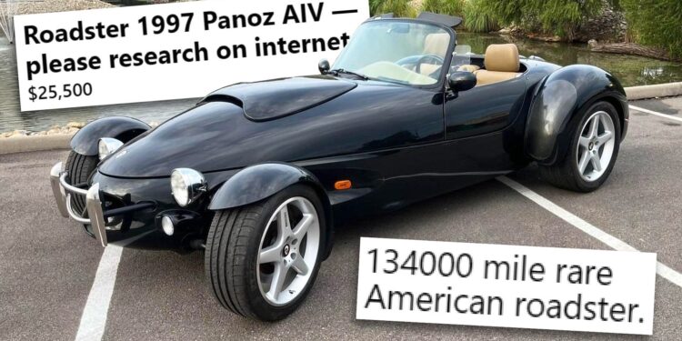 Take the Wheel of This High-Mileage 1997 Panoz AIV Roadster