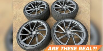 Potential Tesla Model 3 Plaid Wheels Surface on Craigslist Listing