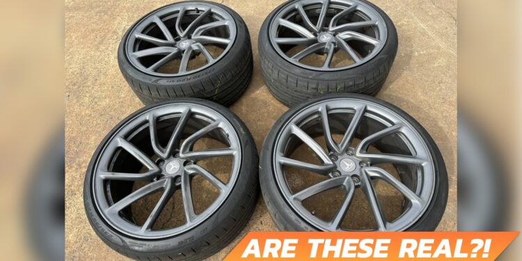 Potential Tesla Model 3 Plaid Wheels Surface on Craigslist Listing
