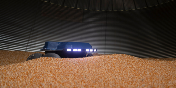 Agricultural Innovation: Meet the Joyful Grain Bin Roaming Robot Assisting Farmers
