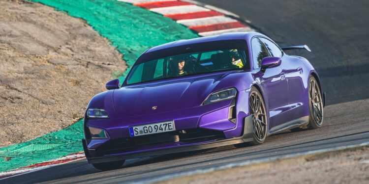 The 2025 Porsche Taycan Turbo GT Shatters Expectations with 1,092 Horsepower and a 7:07.55 Nürburgring Time