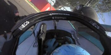 Harrowing Moments Captured As George Russell Makes Distress Call During F1 Australian GP Crash
