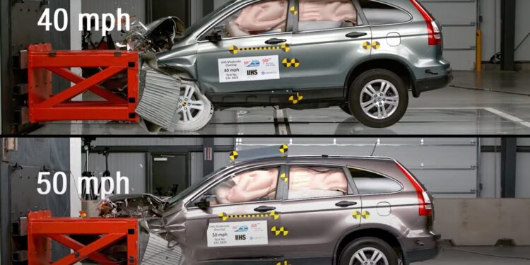 Exploring the IIHS Approach to Crash Testing at Moderate Speeds
