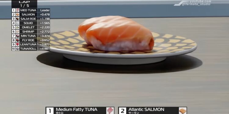 Embark on a Bizarre Internet Journey with Formula Sushi Racing Circa 2002