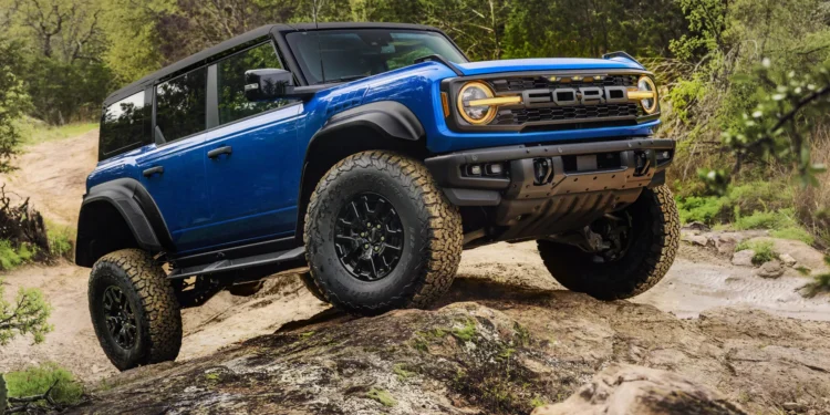 Introducing the 2024 Ford Bronco Raptor with New Black Appearance Package