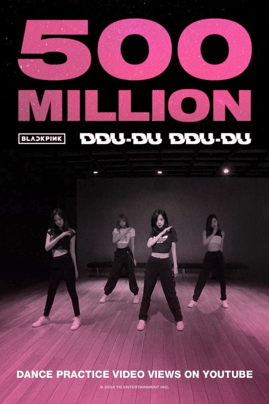 BLACKPINK’s “DDU-DU DDU-DU” Choreography Video Hits Over Half a Billion Views