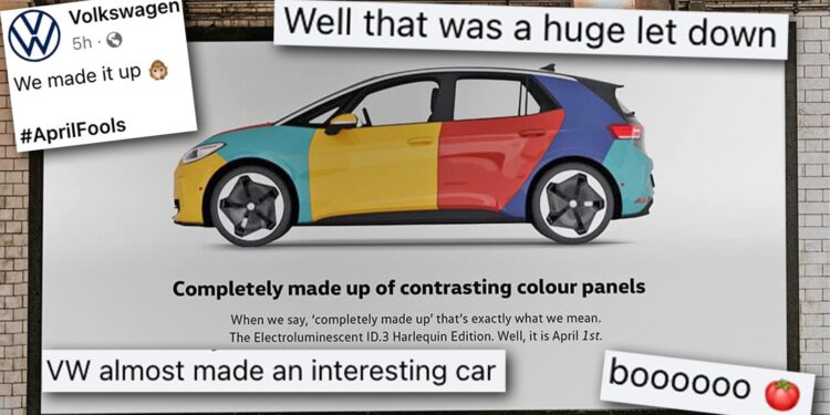Volkswagen Disappoints Loyal Supporters with Poorly Received April First Prank