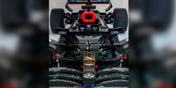 Social Media Users Poke Fun at Mercedes-AMG’s Full-Scale Lego F1 Replica
