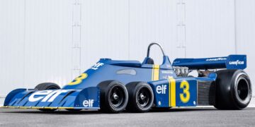 A Rare 1977 Tyrrell P34 Six-Wheeler Is Going Under the Hammer