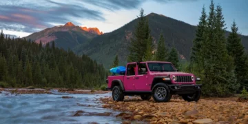 2024 Jeep Gladiator Debuts Tuscadero Paint, Bringing a Pop of Pink to the Lineup