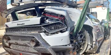 Tragic Outcome for Lamborghini Theft Suspect During Police Pursuit