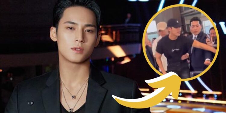 The Commendable Conduct of SEVENTEEN Mingyu with Fans While Being Swarmed at the Airport