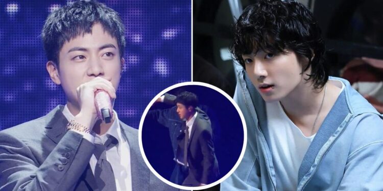 Jin of BTS Takes on the “Seven” Dance Craze Originally by Jungkook