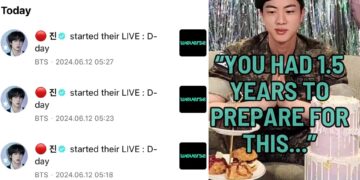 BTS Jin’s Arrival Overwhelms Weverse Servers Causing a Crash
