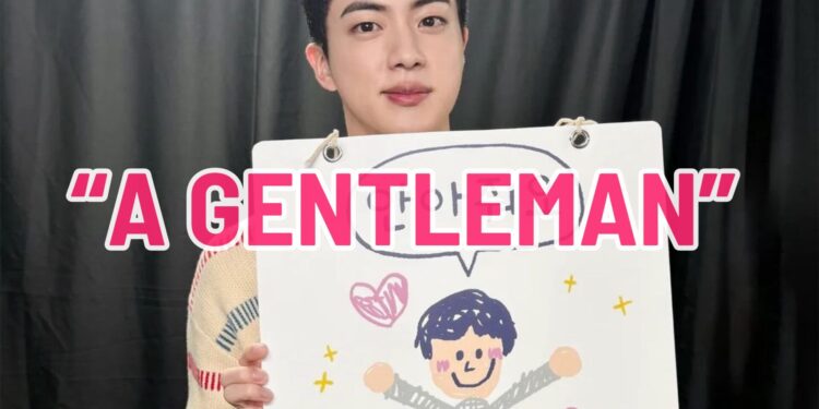 BTS’s Jin Lauded For His Thoughtful “Hug Me” Sign During Fanmeet