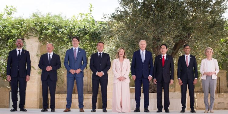 G7 Nations Agree on Provision of $50 Billion Financial Aid to Ukraine