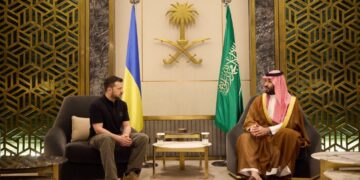 Ukrainian President Volodymyr Zelensky Makes Unannounced Trip to Saudi Arabia