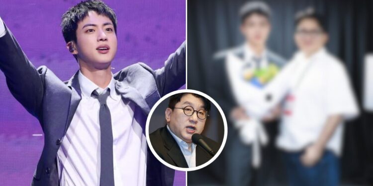 Recent Photo of Bang Si Hyuk with BTS’s Jin Ignites Criticism
