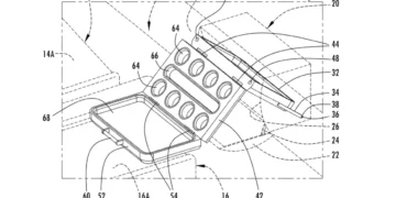 Ford’s Innovative Folding Tray Storage System for Passenger Seats