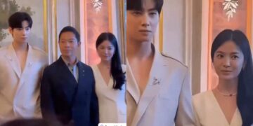 Cha Eun Woo and Song Hye Kyo’s Glamorous Reunion in Venice